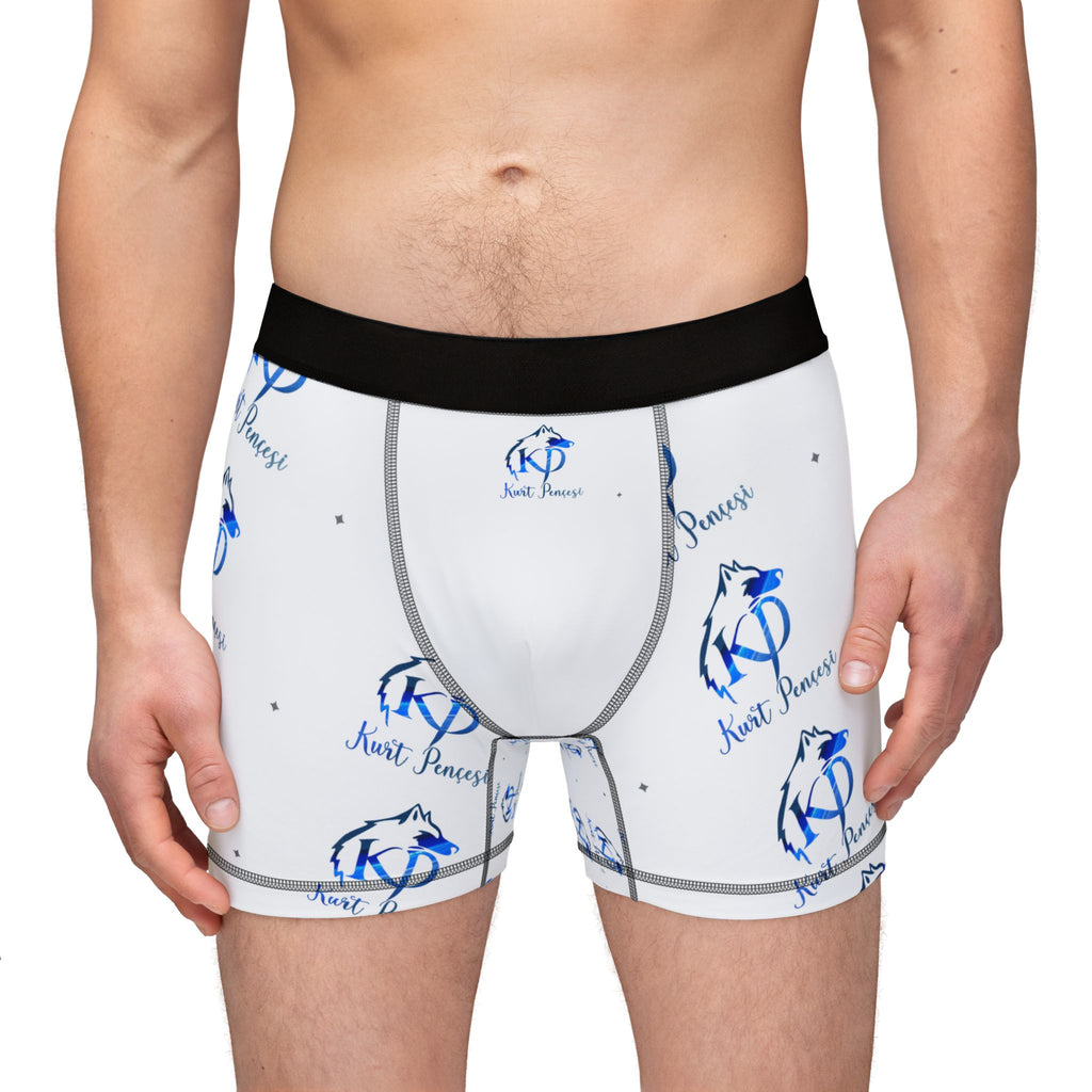 Custom Logo Men’s Boxer Briefs — All-Over Print Personalized Underwear
