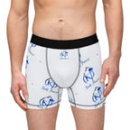 Custom Logo Men’s Boxer Briefs — All-Over Print Personalized Underwear