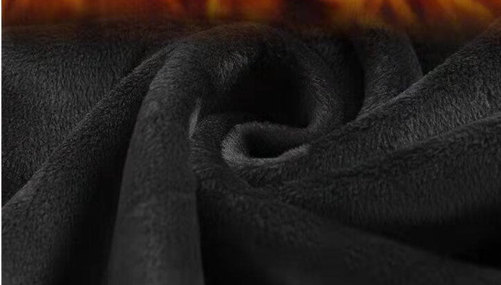 Men's Long-sleeved Fleece Pullover With Bottom